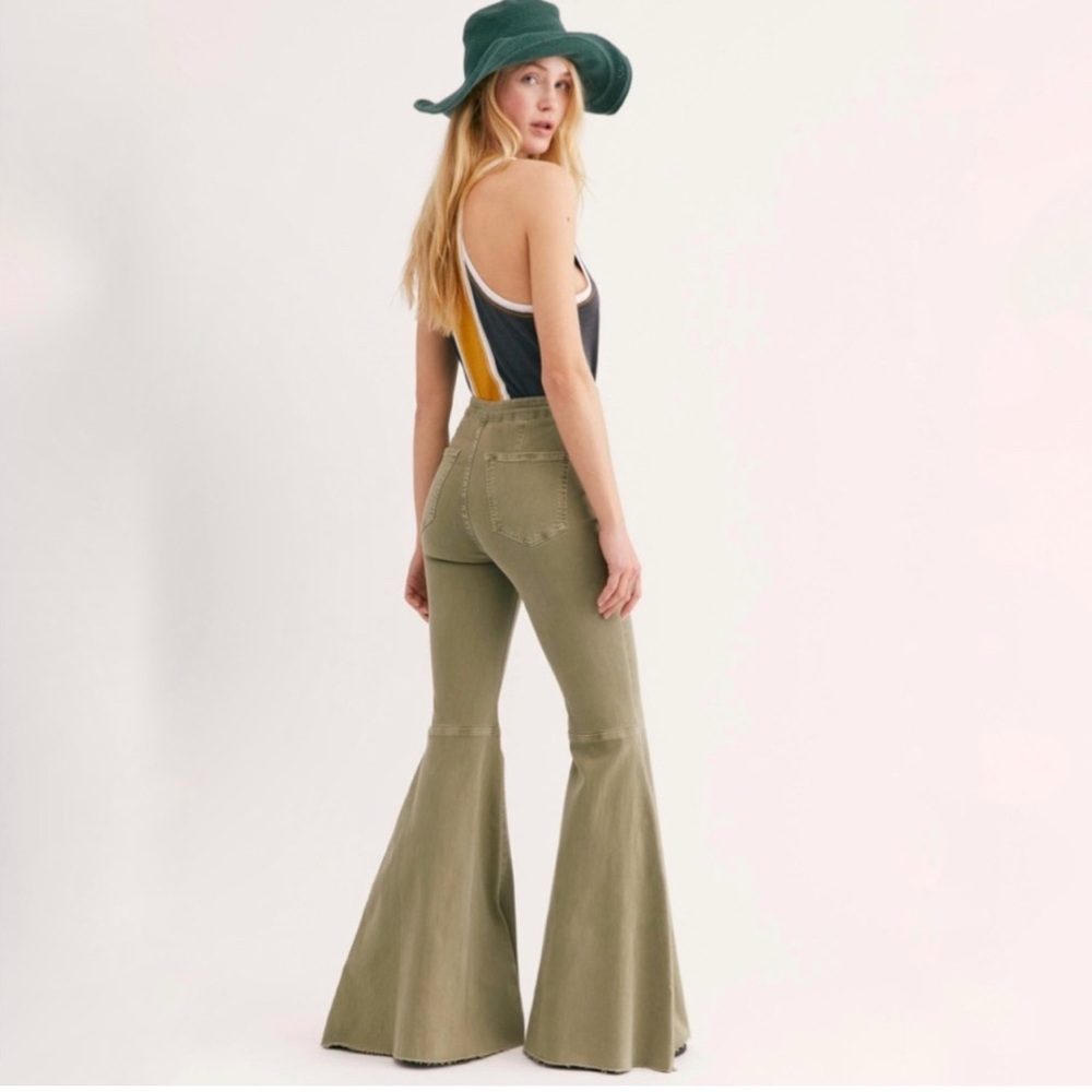 Free People Just Float On Flare Jeans 28